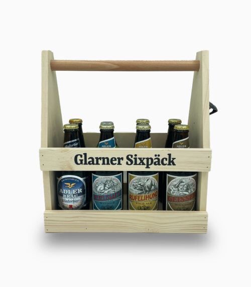 Bierkasten «Glarner Sixpäck»